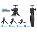 Jmary MT-20 Tripod 360 Derece Oynar Başlıklı Çok Yönlü Kısa Telefon Sabitleyici 16 cm - 1
