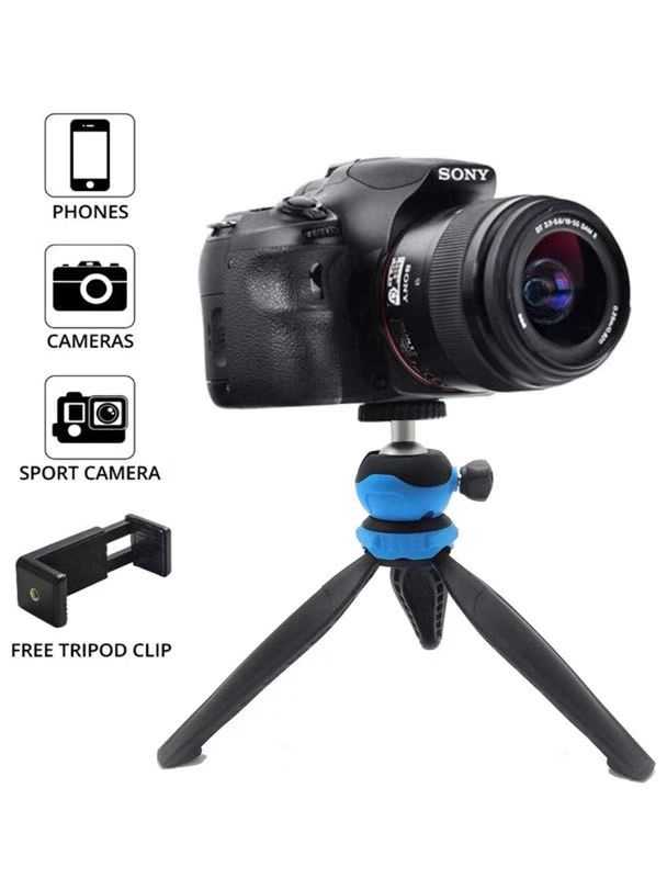 Jmary MT-20 Tripod 360 Derece Oynar Başlıklı Çok Yönlü Kısa Telefon Sabitleyici 16 cm - 5