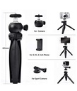 Jmary MT-20 Tripod 360 Derece Oynar Başlıklı Çok Yönlü Kısa Telefon Sabitleyici 16 cm - 8