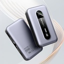 Lenyes PX1002D Dijital LED Göstergeli Teleskopik Type-C ve Lightning Kablolu Powerbank 35W 10.000mAh - 13