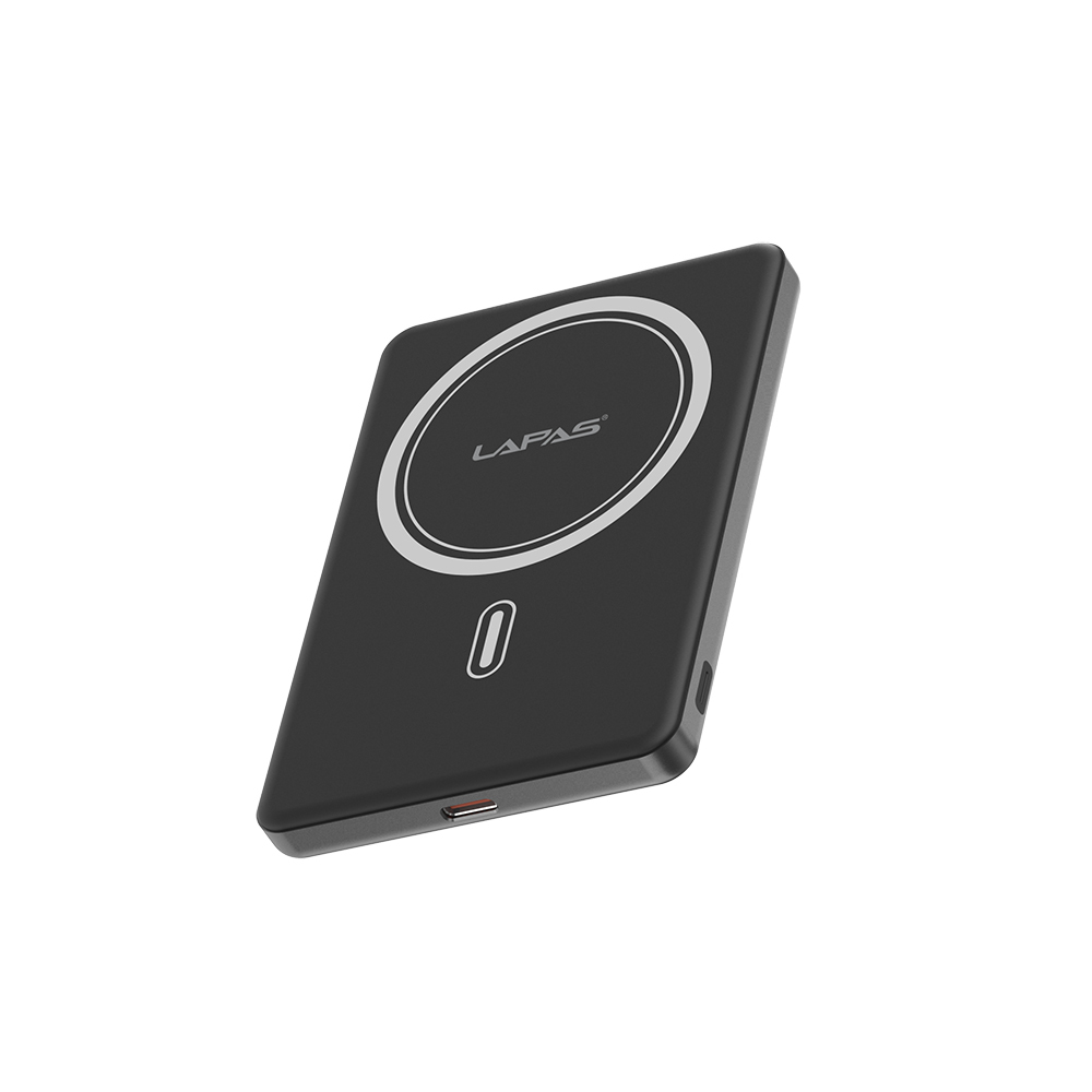 Lapas LP-PW003 Ultra İnce Hızlı Şarj Özellikli Wireless Powerbank 5000mAh 15W - 4
