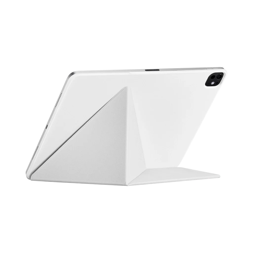 Apple iPad Pro 13 2024 Uyumlu Pitaka MagEZ Falio 2 Kalem Bölmeli Standlı Kılıf - 6