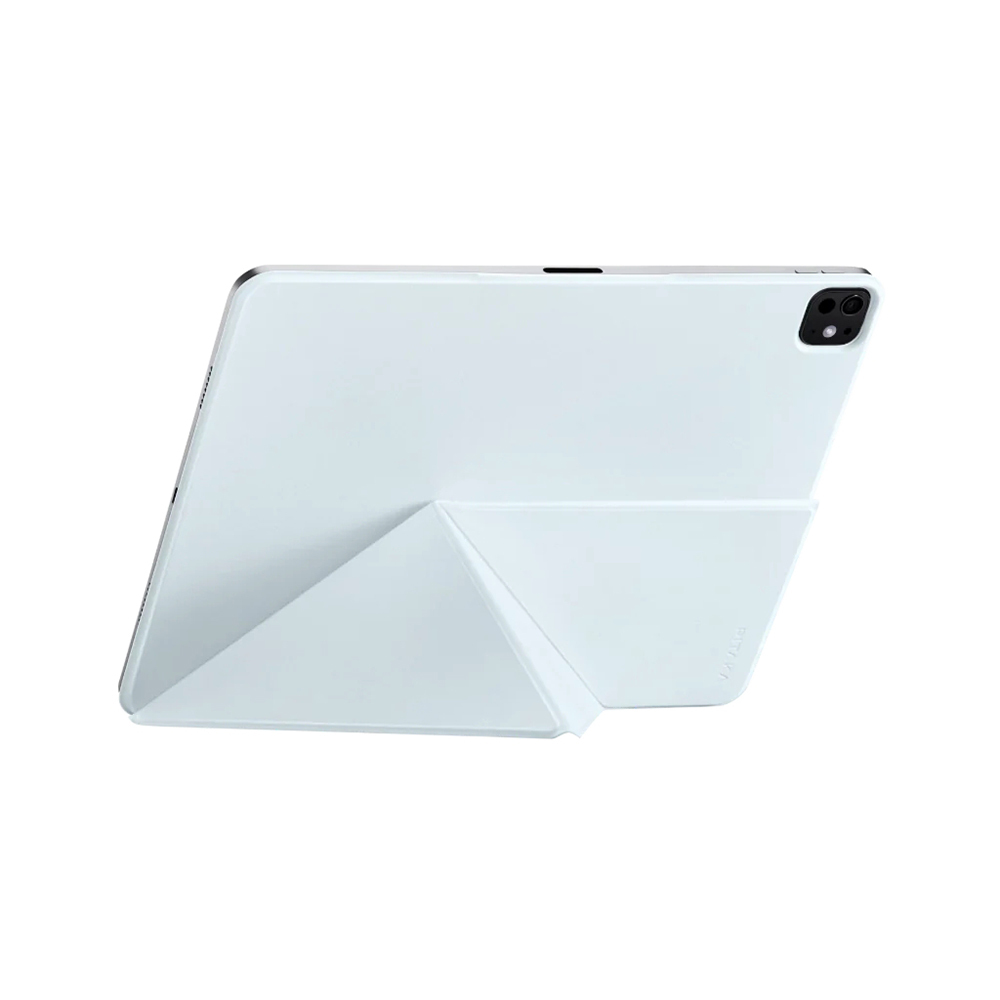 Apple iPad Pro 13 2024 Uyumlu Pitaka MagEZ Falio 2 Kalem Bölmeli Standlı Kılıf - 10
