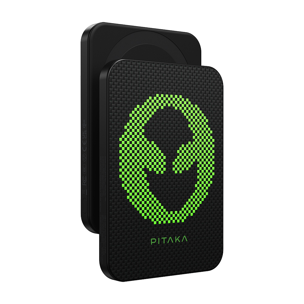 Pitaka Tactile Woven Qi2 Şarj Teknolojili Aramid Fiber M-Safe Powerbank 15W 5000mAh - 7