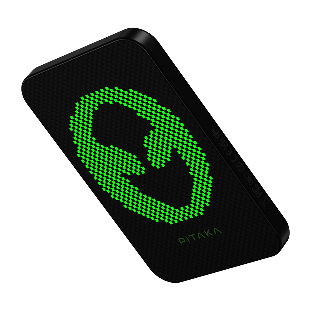 Pitaka Tactile Woven Qi2 Şarj Teknolojili Aramid Fiber M-Safe Powerbank 15W 5000mAh - 8