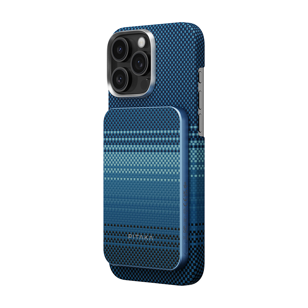 Pitaka Tactile Woven Qi2 Şarj Teknolojili Aramid Fiber M-Safe Powerbank 15W 5000mAh - 12