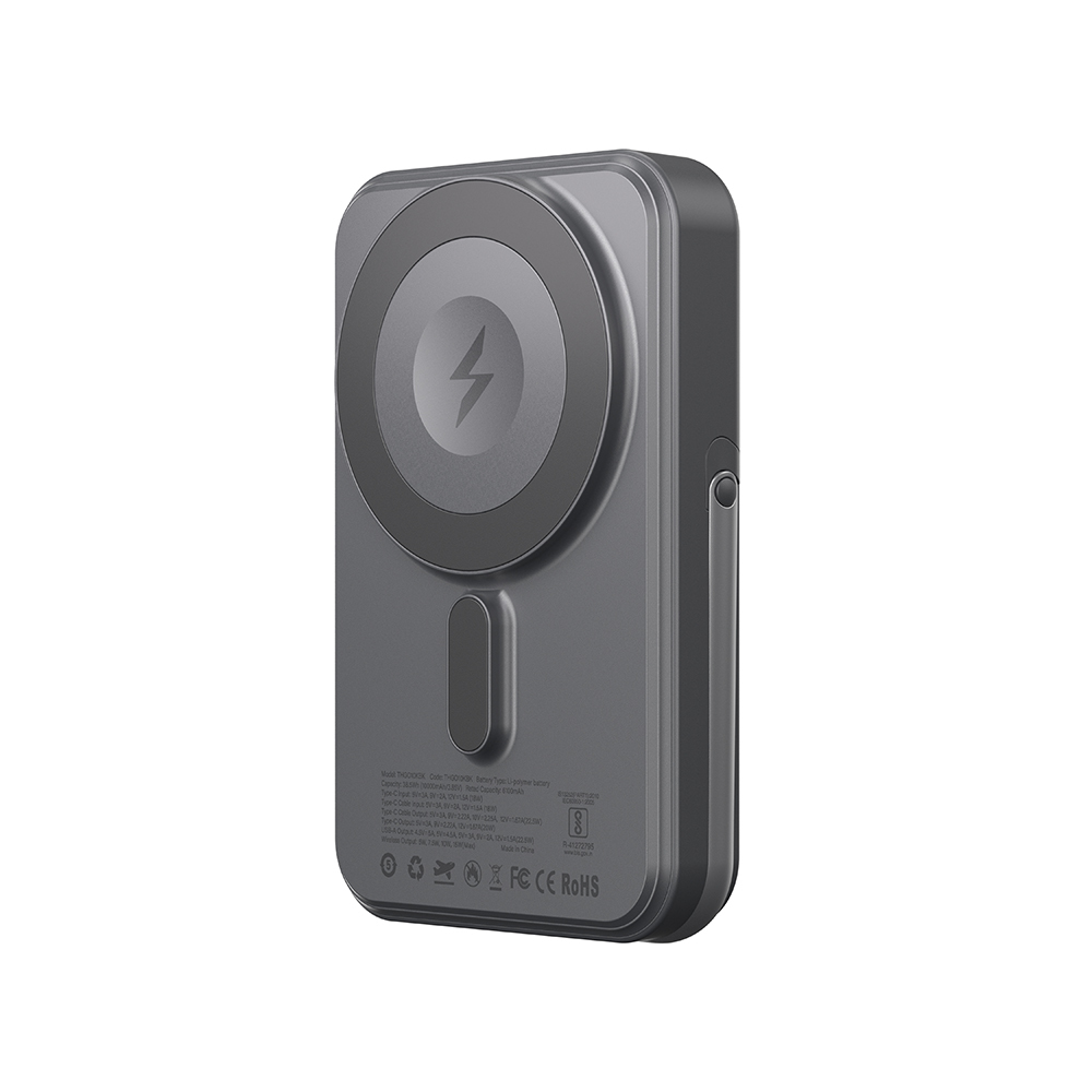 Amazingthing Thunder Go Akıllı Saat Kablosuz Şarj Özellikli PD 22.5W Standlı Wireless Powerbank 15W 10000mAh - 4