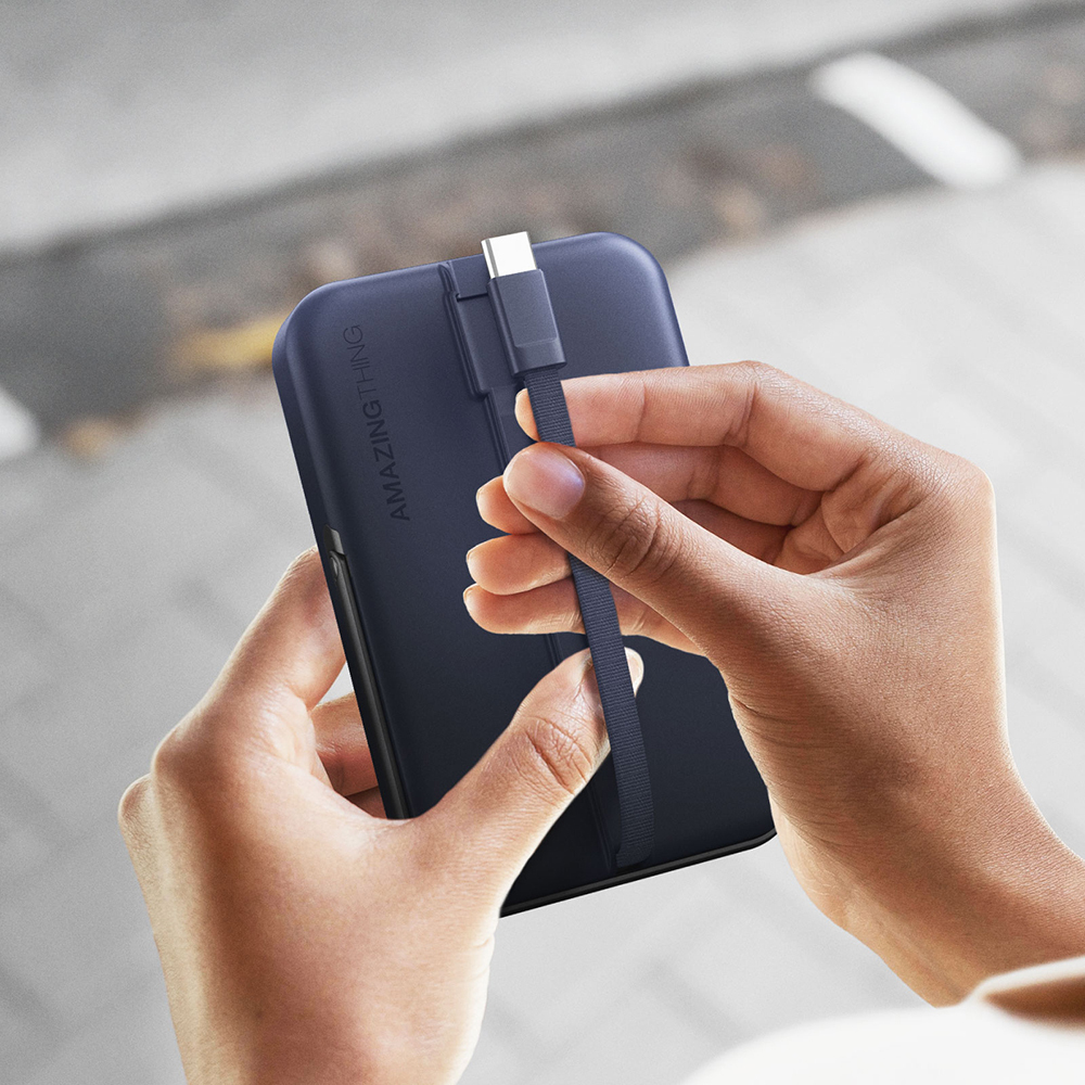 Amazingthing Thunder Go Akıllı Saat Kablosuz Şarj Özellikli PD 22.5W Standlı Wireless Powerbank 15W 10000mAh - 7