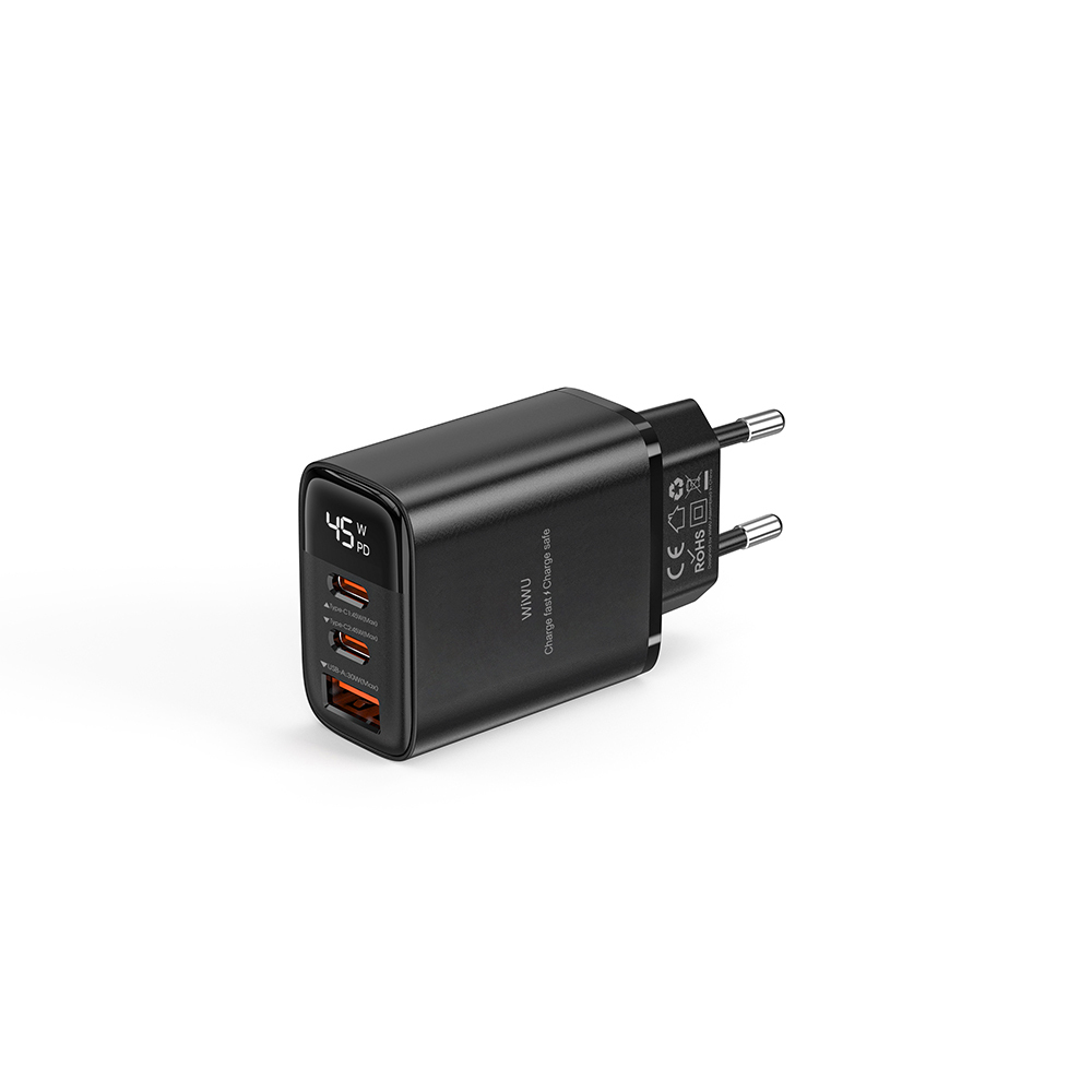 Wiwu Wi-G011 Firefly Serisi GaN Tech PD Hızlı Şarj Özellikli Şarj Başlığı 45W - 1