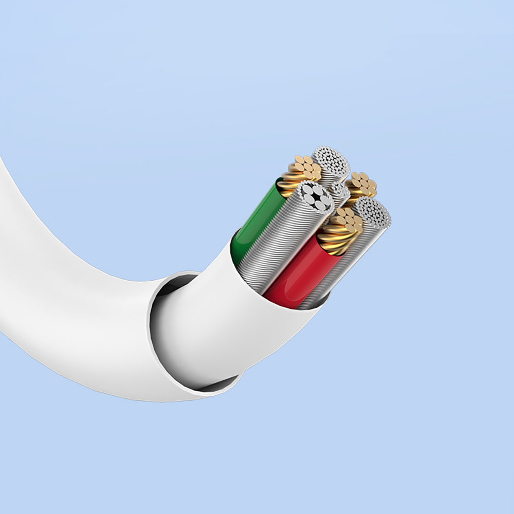 Recci RS11M Swift Serisi USB-A to Micro 2.4A Hızlı Şarj Özellikli Data ve Şarj Kablosu 1M - 3