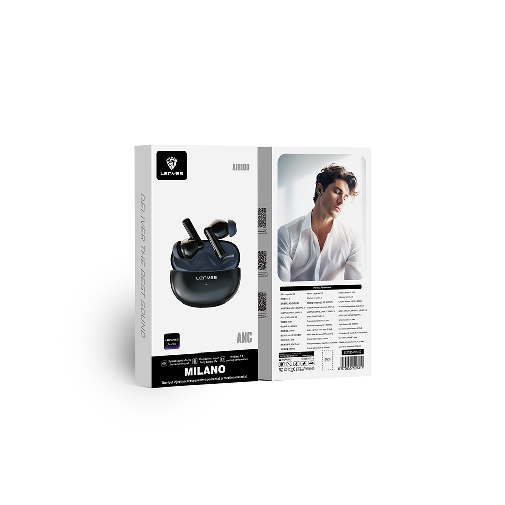 Lenyes Air 100 ANC Özellikli ENC Teknolojili Kulak İçi Bluetooth v5.3 Kulaklık - 7