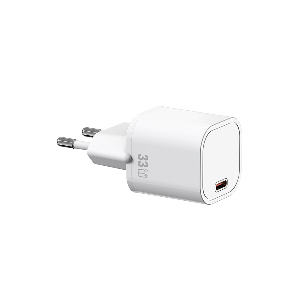 Wiwu Wi-G015 Cube Serisi GaN Tech PD Hızlı Şarj Özellikli Mini Şarj Başlığı 33W - 1