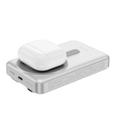 Wiwu Wi-P056 Taşınabilir Wireless Şarj ve PD Hızlı Şarj Özellikli Powerbank 15W 10000mAh - 1