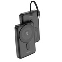 Wiwu Wi-P056 Taşınabilir Wireless Şarj ve PD Hızlı Şarj Özellikli Powerbank 15W 10000mAh - 9