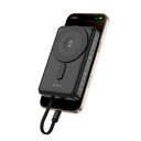 Wiwu Wi-P056 Taşınabilir Wireless Şarj ve PD Hızlı Şarj Özellikli Powerbank 15W 10000mAh - 11