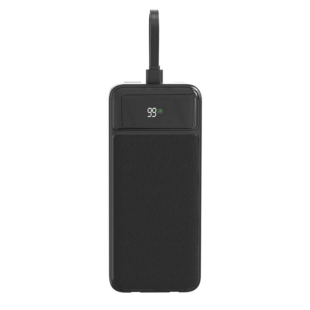 Lenyes PX355D Dijital LED Ekranlı Type-C ve Lightning Kablolu Powerbank 22.5W 30.000mAh - 3