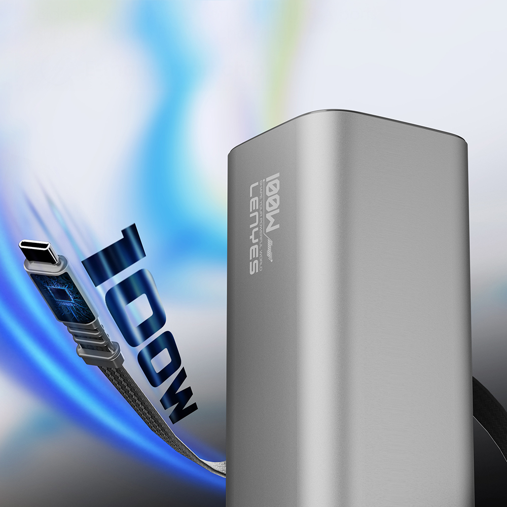Lenyes PX2001D Hızlı Şarj Özellikli Dijital LED Göstergeli Taşınabilir Powerbank 100W 20000mAh - 4