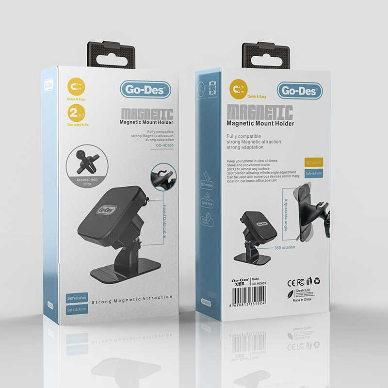 Go Des GD-HD635 Magnetik Araç Telefon Tutucu - 6