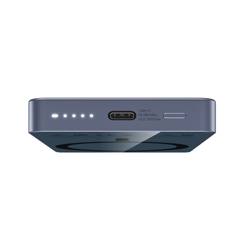 Recci RPB-W36 Ultra İnce PD 20W Hızlı Şarj Özellikli Wireless Powerbank 15W 10000mAh - 11