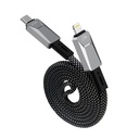 Wiwu Wi-C077 Cyberlink Serisi Type-C to Lightning Hızlı Şarj Özellikli Data ve Şarj Kablosu 27W 1M - 2
