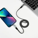 Wiwu Wi-C077 Cyberlink Serisi Type-C to Lightning Hızlı Şarj Özellikli Data ve Şarj Kablosu 27W 1M - 4
