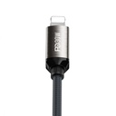 Recci RS35CL Type-C to Lightning PD 30W Örgü Tasarımlı Hızlı Şarj Özellikli Data ve Şarj Kablosu 1M - 1