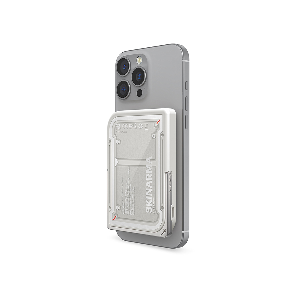 Skinarma Nexus Mecha Kablosuz ve PD Hızlı Şarj Özellikli Metal Standlı Taşınabilir Powerbank 20W 5000mAh - 7