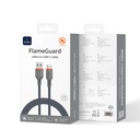 Wiwu Wi-C096 Flame Guard Serisi USB-A to Type-C Hızlı Şarj Özellikli Data ve Şarj Kablosu 1.2M - 4