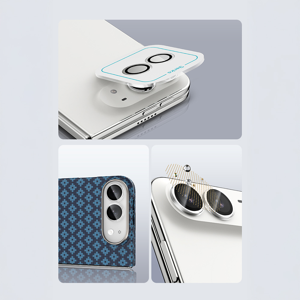 Apple iPhone Duo Benks OmniWarrior Kamera Lens Koruyucu + Kolay Uygulama Aparatlı - 9