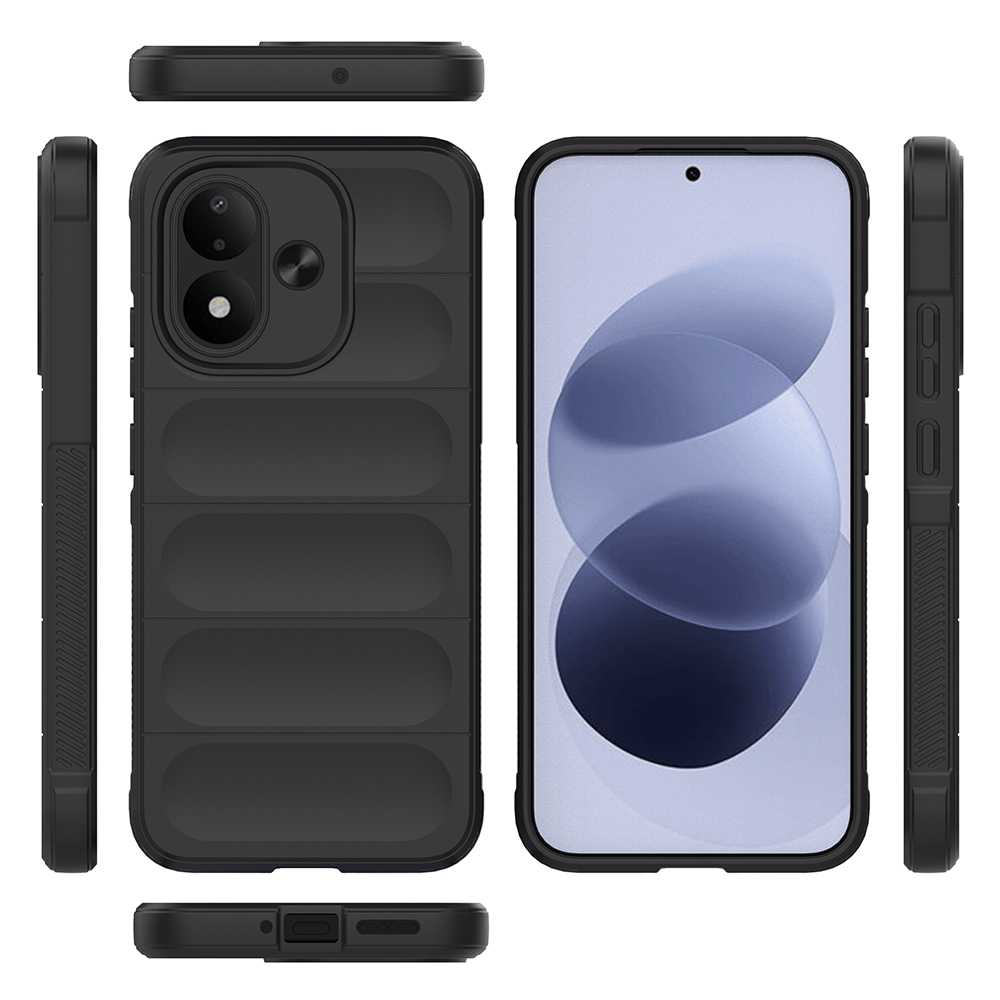 Xiaomi Redmi Note 17 Kılıf Esnek TPU Oyuklu Arka Yüzey Tasarımlı Zore Etnik Silikon Kapak - 8
