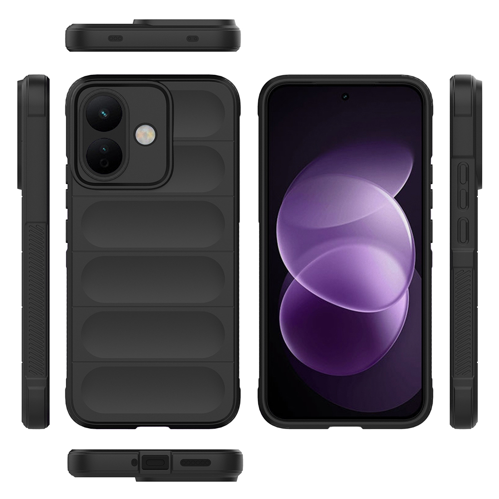 Xiaomi Redmi Note 17 Pro Kılıf Esnek TPU Oyuklu Arka Yüzey Tasarımlı Zore Etnik Silikon Kapak - 9