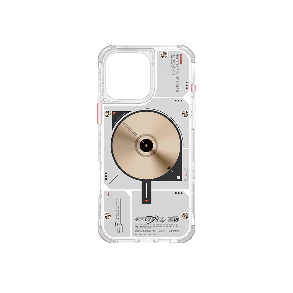 Apple iPhone 16 Pro Max Uyumlu Kılıf Magsafe Şarj Özellikli Disk Desenli Airbag Tasarımlı Skinarma Nova Kapak - 2
