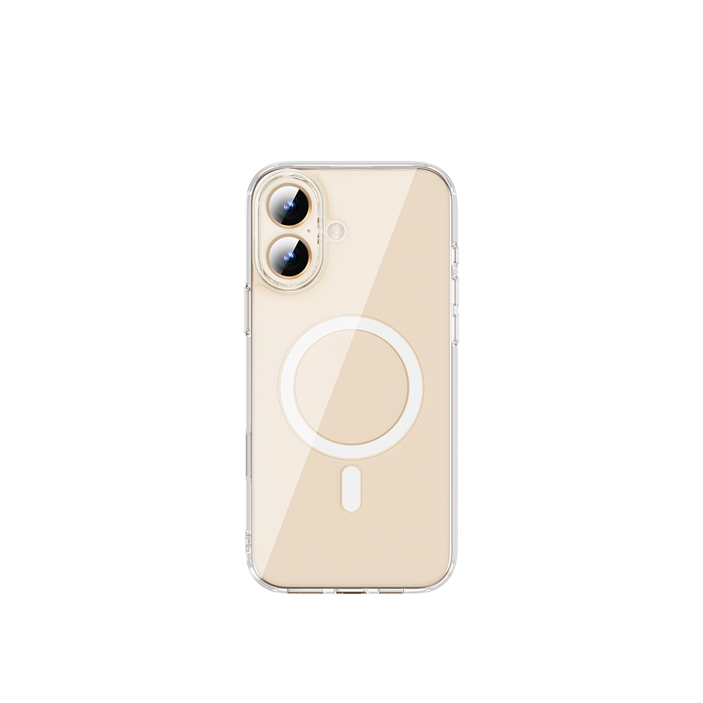 Apple iPhone 16 Uyumlu Kılıf Wiwu MCC-102 Magnetic Crystal Sert PC Kapak - 1