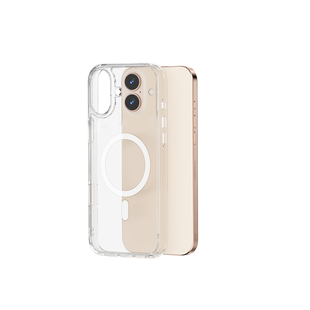 Apple iPhone 16 Uyumlu Kılıf Wiwu MCC-102 Magnetic Crystal Sert PC Kapak - 3