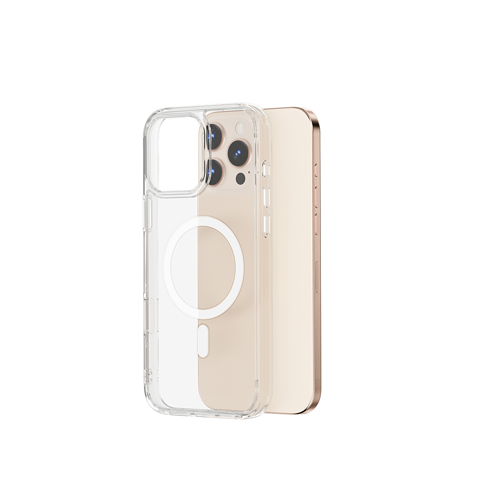 Apple iPhone 16 Pro Uyumlu Kılıf Wiwu MCC-102 Magnetic Crystal Sert PC Kapak - 3