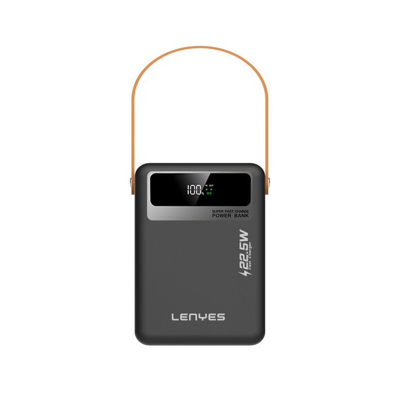 Lenyes PX892D LED Göstergeli Taşınabilir Askılı Fenerli Powerbank 22.5W 80.000mAh - 1