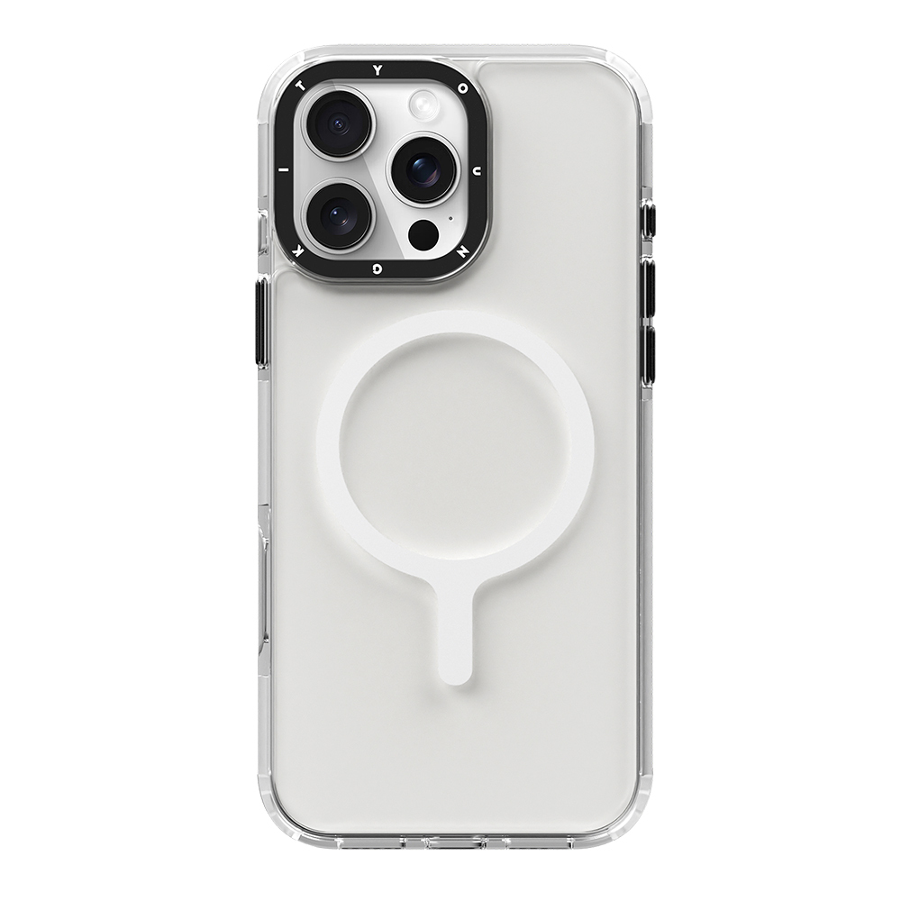 Apple iPhone 16 Pro Uyumlu Kılıf Magsafe Şarj Özellikli YoungKit Crystal Color Serisi Kapak - 1