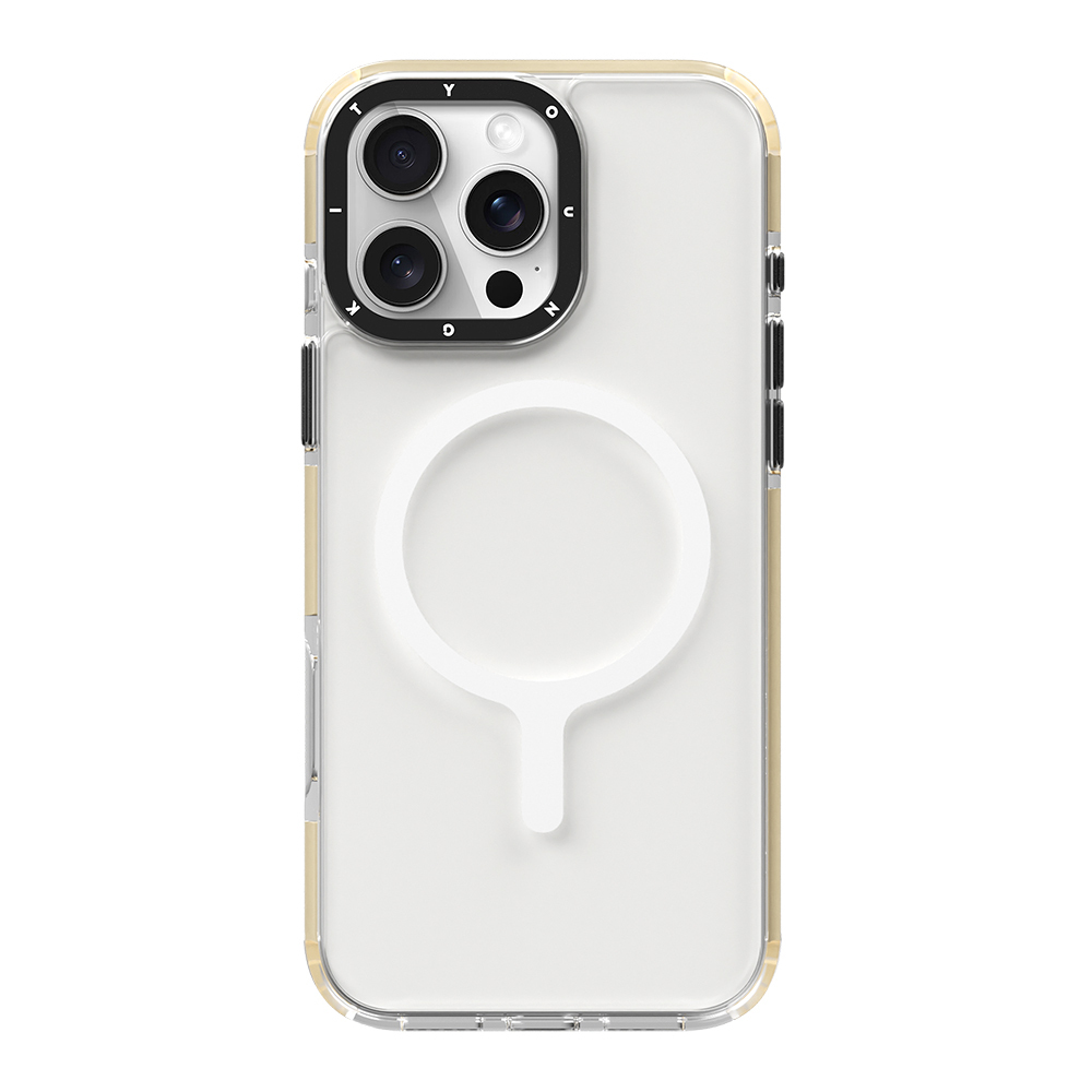 Apple iPhone 16 Pro Uyumlu Kılıf Magsafe Şarj Özellikli YoungKit Crystal Color Serisi Kapak - 2