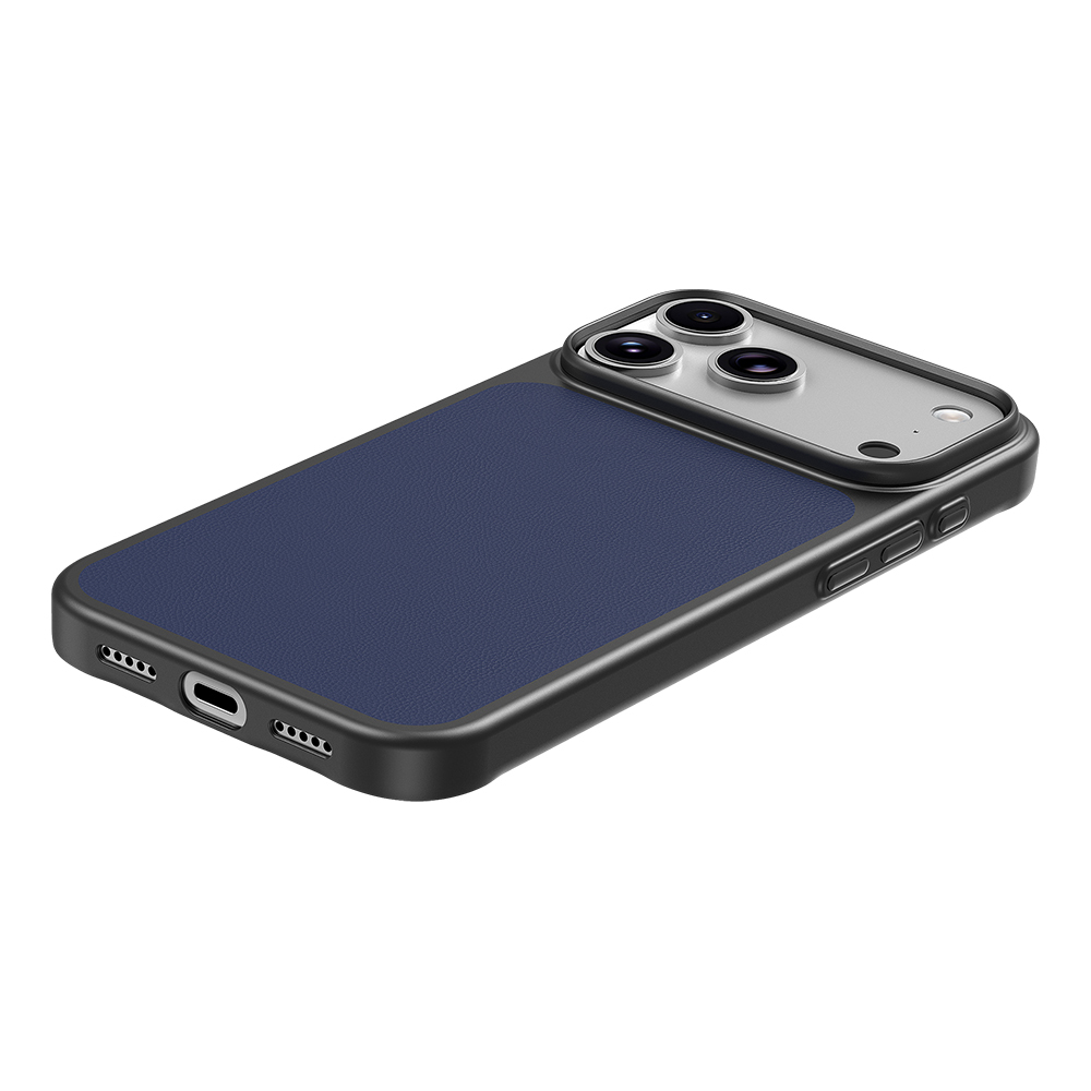 Apple iPhone 17 Pro Uyumlu Kılıf M-Safe Şarj Özellikli PU Zore Paris Trexo Sert PC Kapak - 4