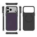 Apple iPhone 17 Pro Uyumlu Kılıf M-Safe Şarj Özellikli PU Zore Paris Trexo Sert PC Kapak - 6