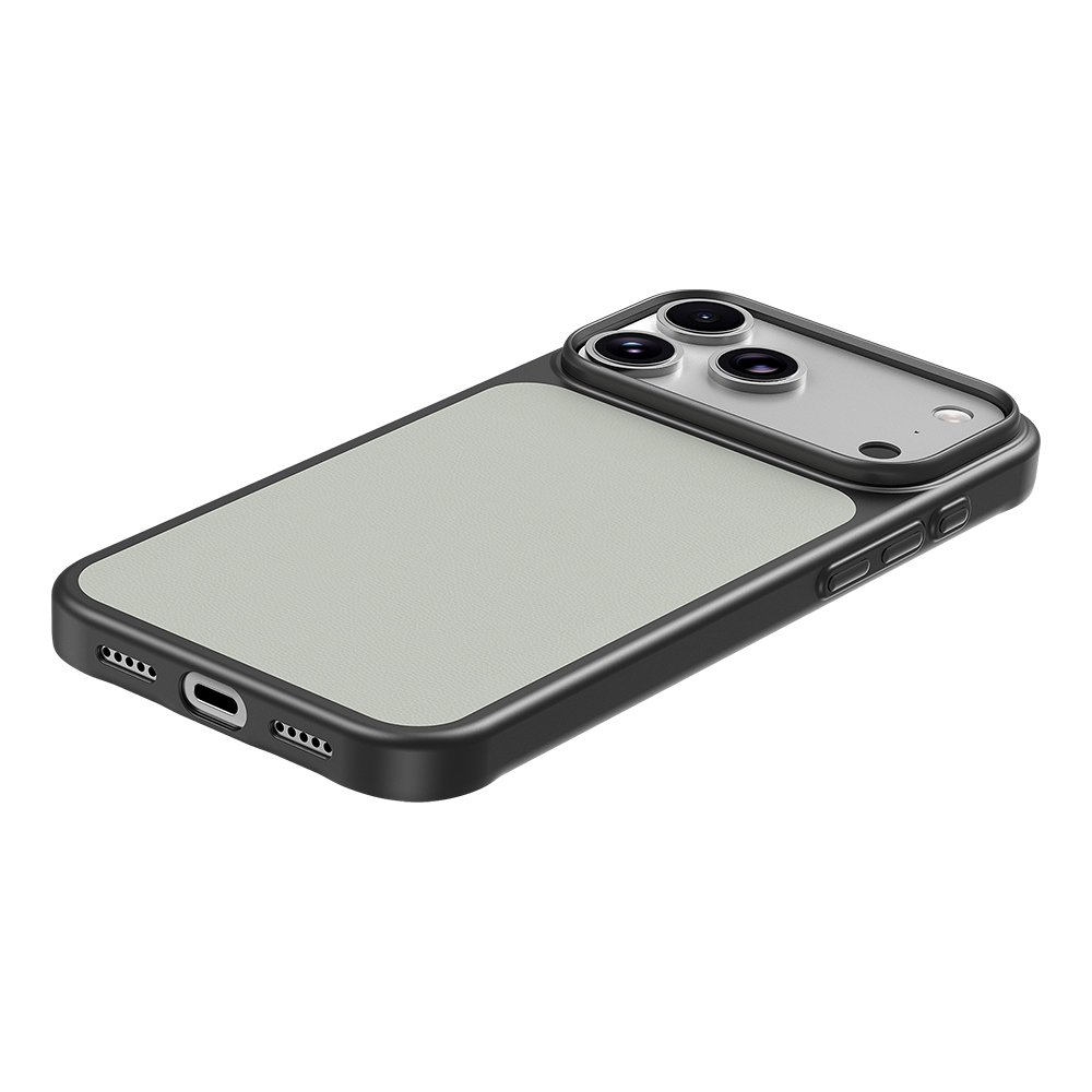 Apple iPhone 17 Pro Uyumlu Kılıf M-Safe Şarj Özellikli PU Zore Paris Trexo Sert PC Kapak - 3