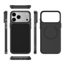Apple iPhone 17 Pro Uyumlu Kılıf M-Safe Şarj Özellikli PU Zore Paris Trexo Sert PC Kapak - 6