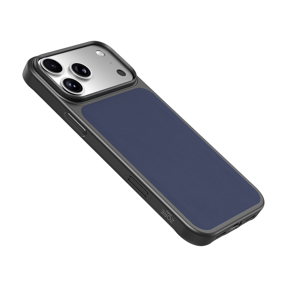Apple iPhone 17 Pro Max Uyumlu Kılıf M-Safe Şarj Özellikli PU Zore Paris Trexo Sert PC Kapak - 2