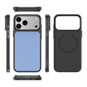 Apple iPhone 17 Pro Max Uyumlu Kılıf M-Safe Şarj Özellikli PU Zore Paris Trexo Sert PC Kapak - 4