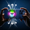 Lenyes LPC203 RGB Işıklı Alüminyum Telefon Soğutucu Fan - 4