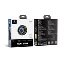 Lenyes LPC203 RGB Işıklı Alüminyum Telefon Soğutucu Fan - 6