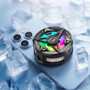 Lenyes LPC204 Yapay Zeka Destekli RGB Işıklı Alüminyum Telefon Soğutucu Fan - 1