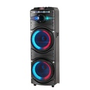 Zore GD-2016 Dijital LED Göstergeli FM Radyolu Mikrofonlu RGB TWS Çift 12 inç Stereo Bass Kablosuz Karaoke Hoparlör - 3