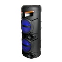Zore GD-2809 Dijital LED Göstergeli FM Radyolu Mikrofonlu RGB TWS Çift 8 inç Stereo Bass Kablosuz Karaoke Hoparlör - 1