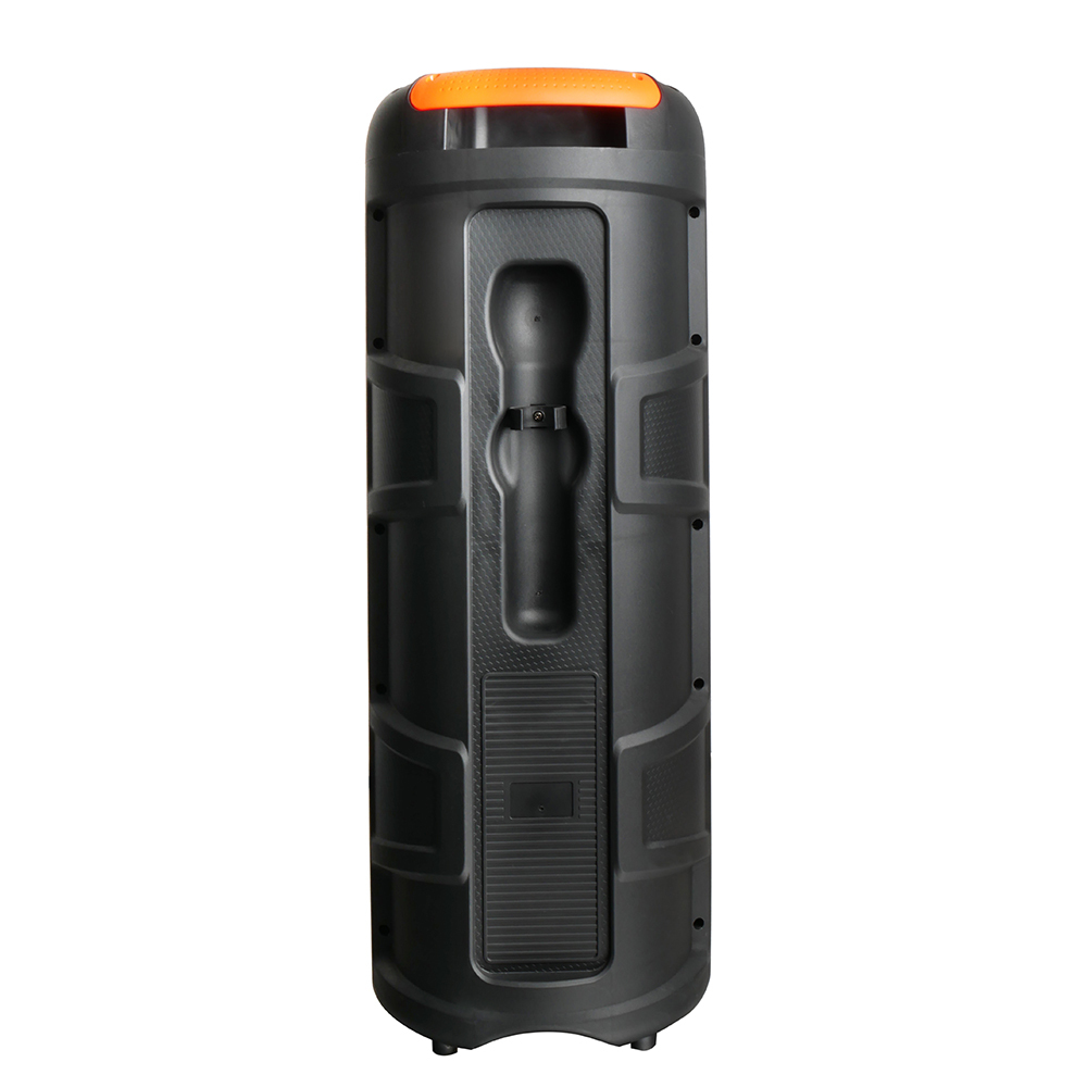Zore GD-2809 Dijital LED Göstergeli FM Radyolu Mikrofonlu RGB TWS Çift 8 inç Stereo Bass Kablosuz Karaoke Hoparlör - 5